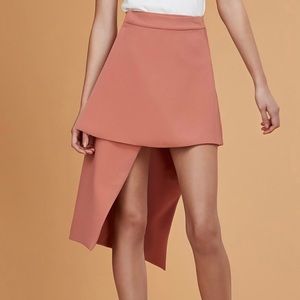 asymmetrical wrap skirt